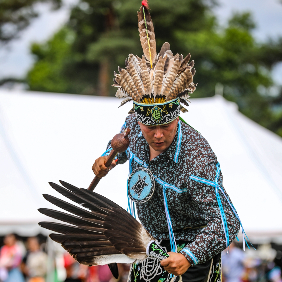 Dancer at the Marvin "Joe" Curry Veterans Pow Wow