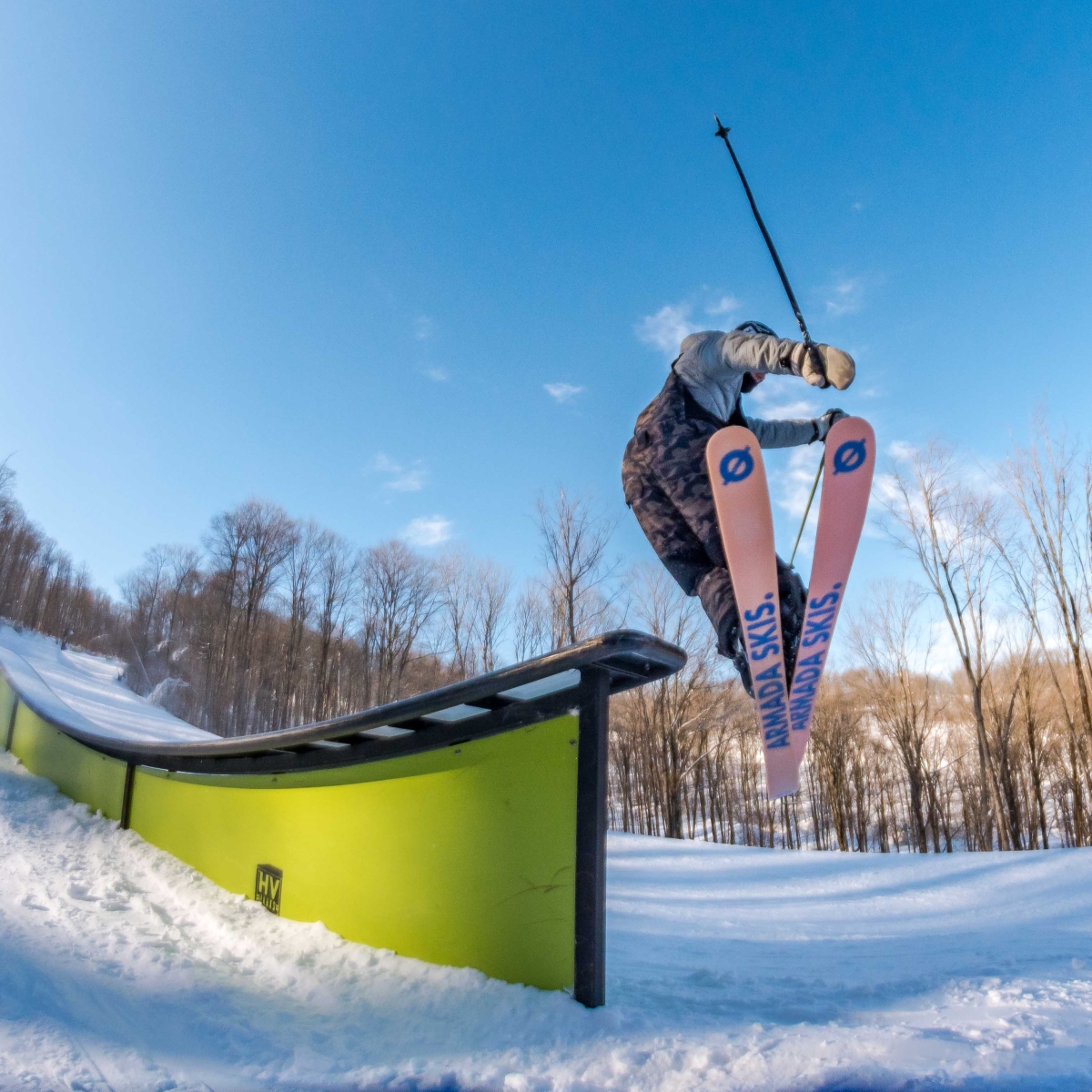 Skiier at Holiday Valley