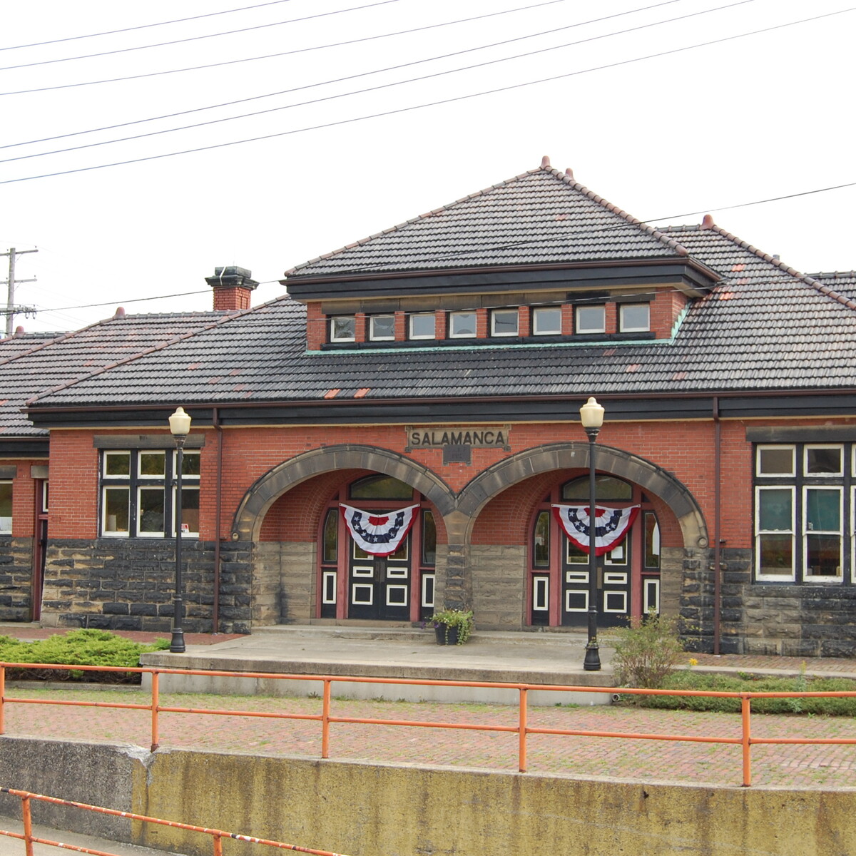 Front view of the Salamanca Rail Museum