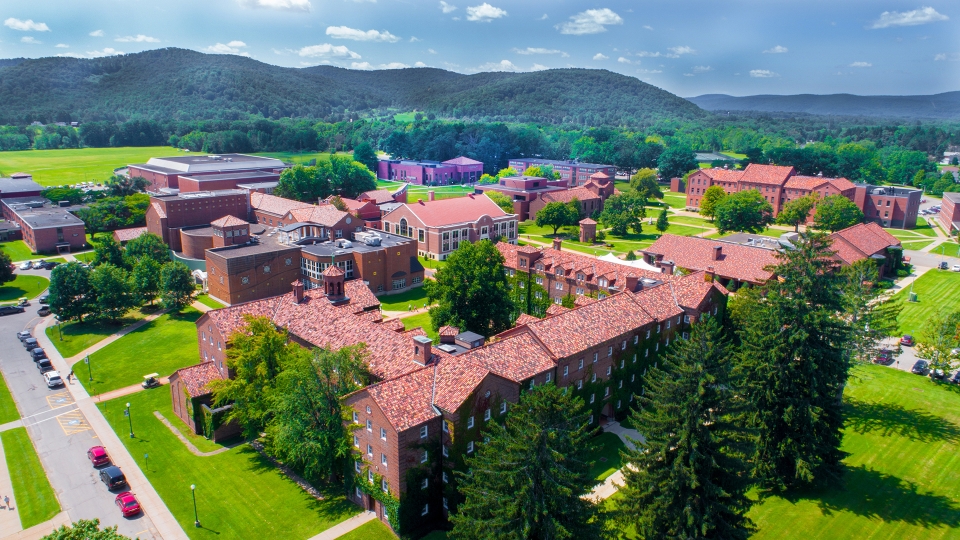 Aerial of St. Bonaventure Campus