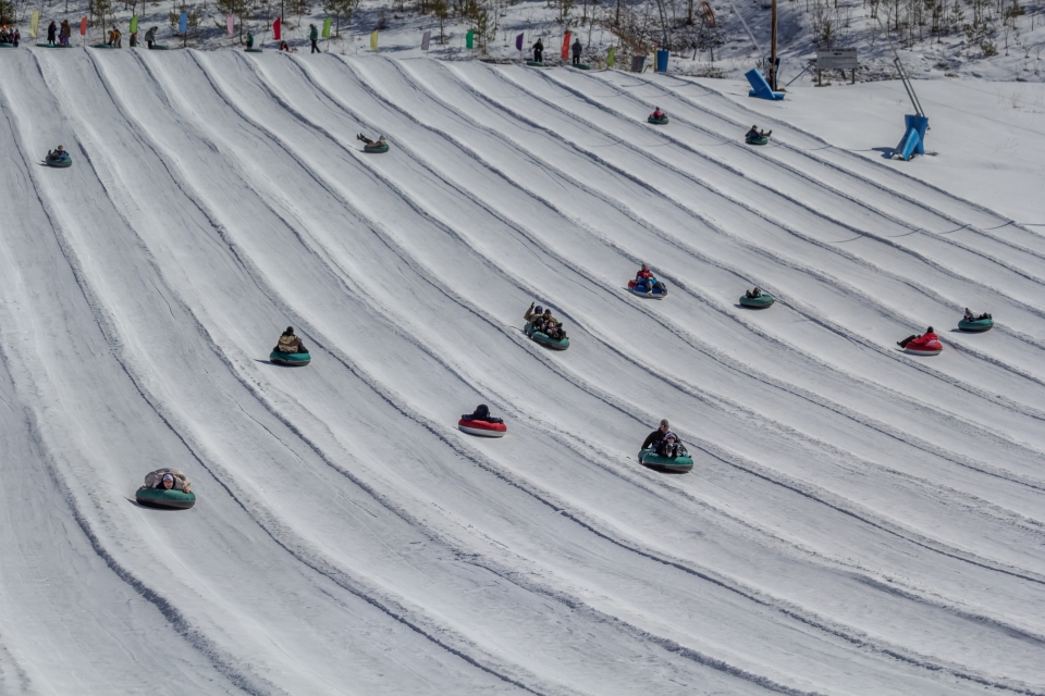 Tubing at Ellicottville Tubing Park