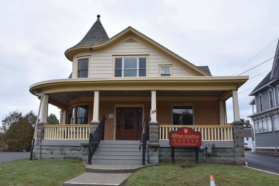 Outside view of the African American Center in Olean