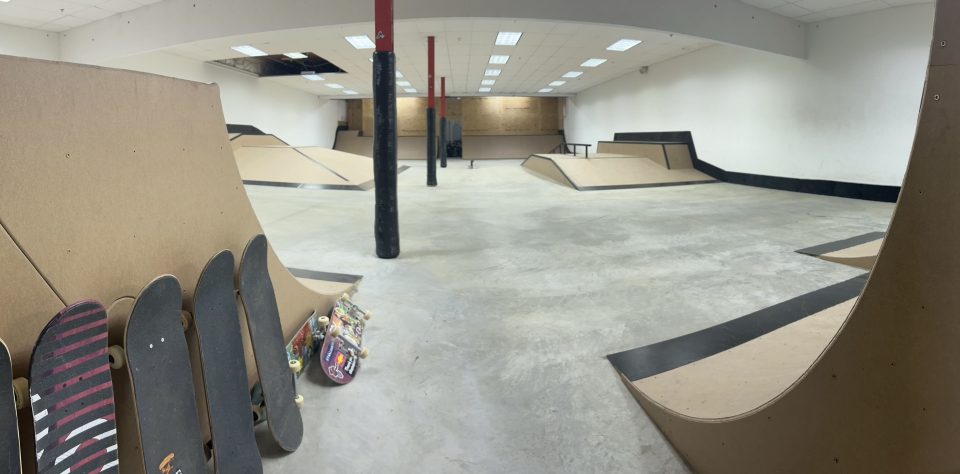 Inside Daily City Train Skatepark