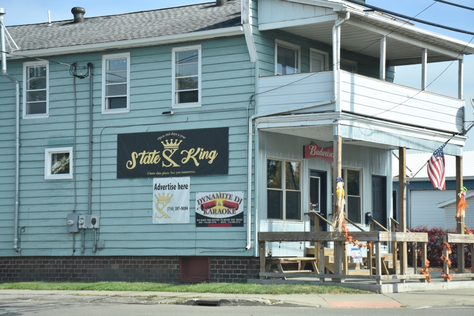 Outside view of State King in Olean