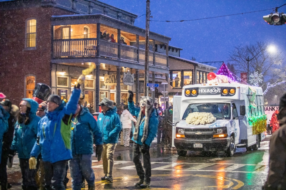 Mardi Gras Parade in Ellicottville- Photo credit- Ellicottville Chamber