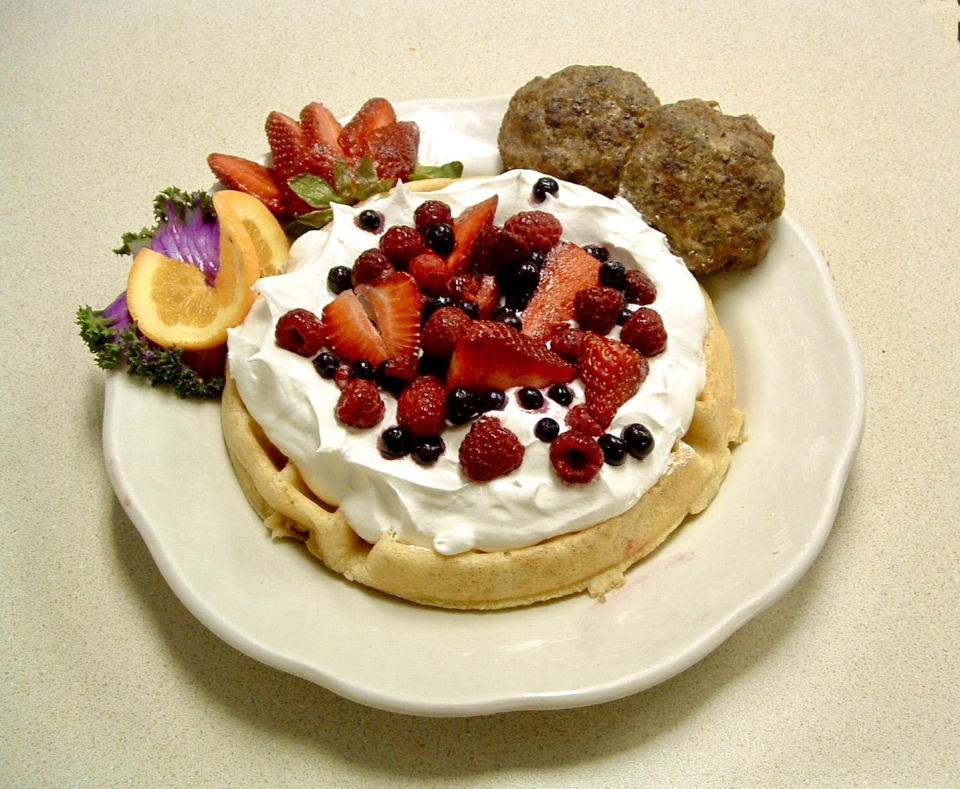 Berries on a cloud at Sprague's Maple Farms