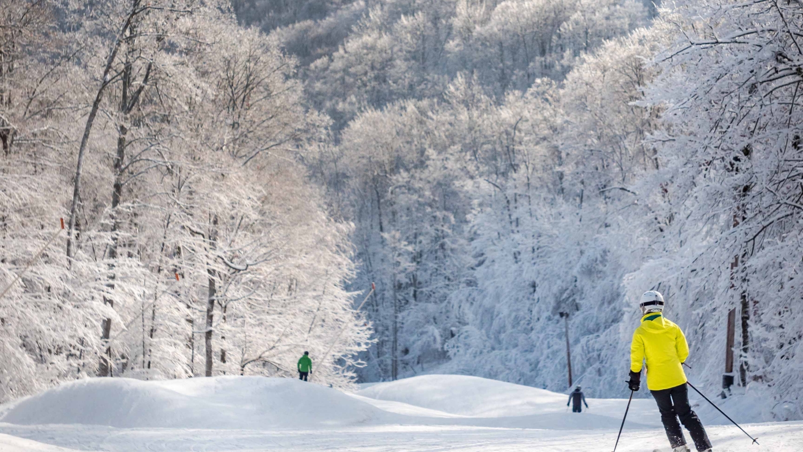 Skiier at Holiday Valley