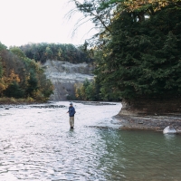 Fishing in Zoar Valley