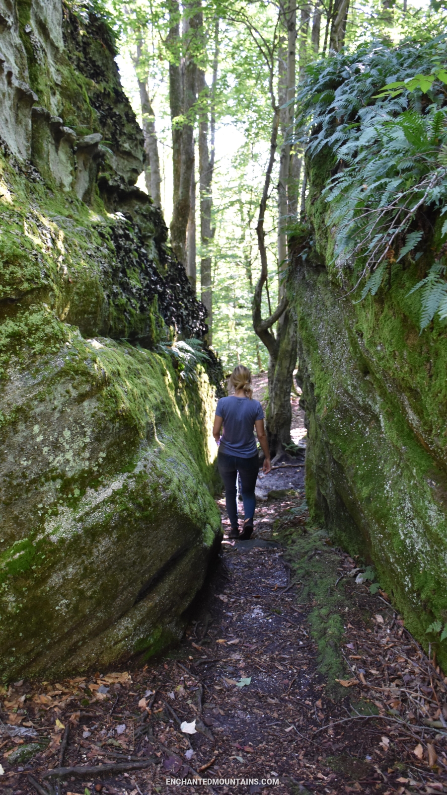 Hiker at Little Rock City