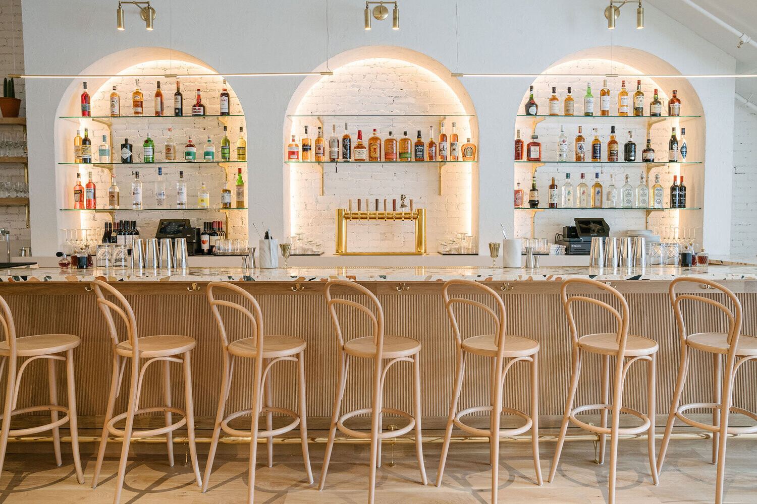 First-floor bar at West Rose Restaurant