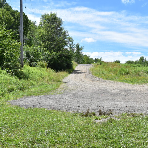 Driveway down to launch