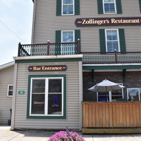 Outside view of Zollinger's Restaurant