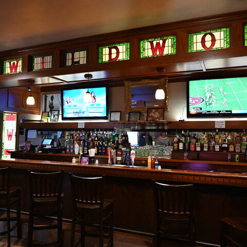 The bar inside Wildwood in Salamanca