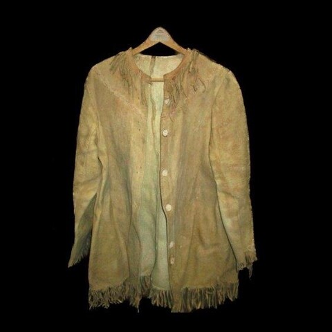 Leather jacket of Seneca long-distance runner Lewis “Deerfoot” Bennett