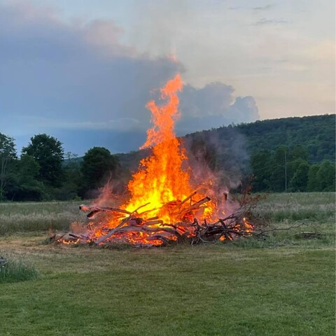 Bonfire at Ellicottville Distillery