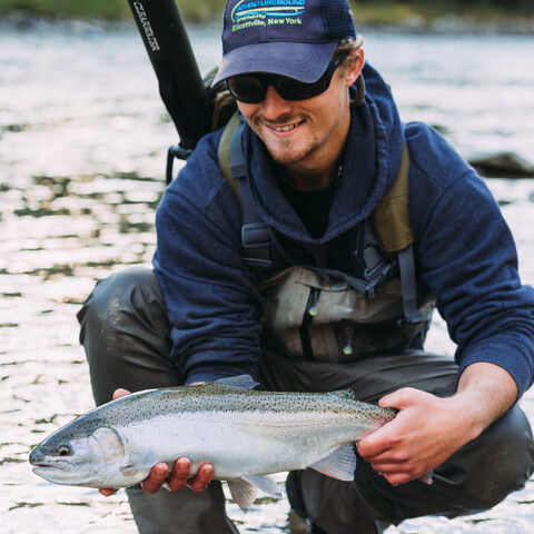 Fishing in the Cattaraugus Creek